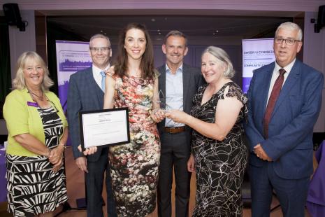 Joy's delight at award for police station's £25 million boost for region's economy